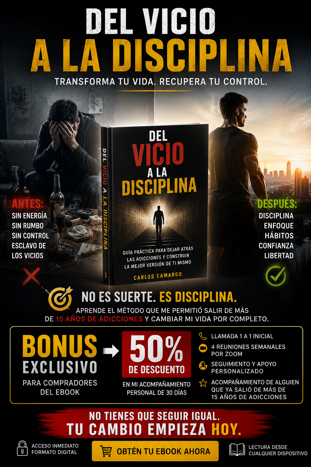 Libro - Del vicio a la disciplina